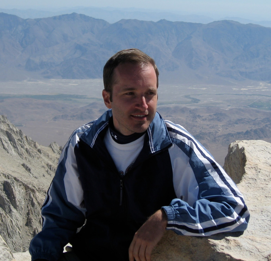 Denis Grosz on the Summit of Mount Whitney