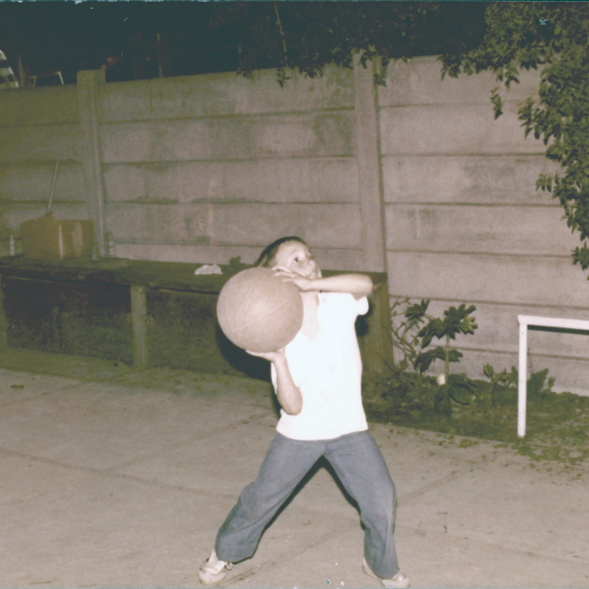 Denis Grosz - Age 7 - Playing Basketball at Home